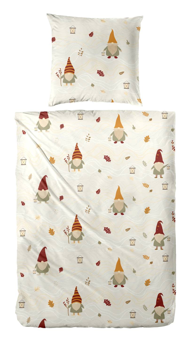 Primera Bettwäsche "Feinbiber-Bettwäsche Wichtel" 2 Stk. tlg. mit Wichtel-Muster Primera Bettwäsche "Feinbiber-Bettwäsche Wichtel" 2 Stk. tlg. mit Wichtel-Muster von Primera