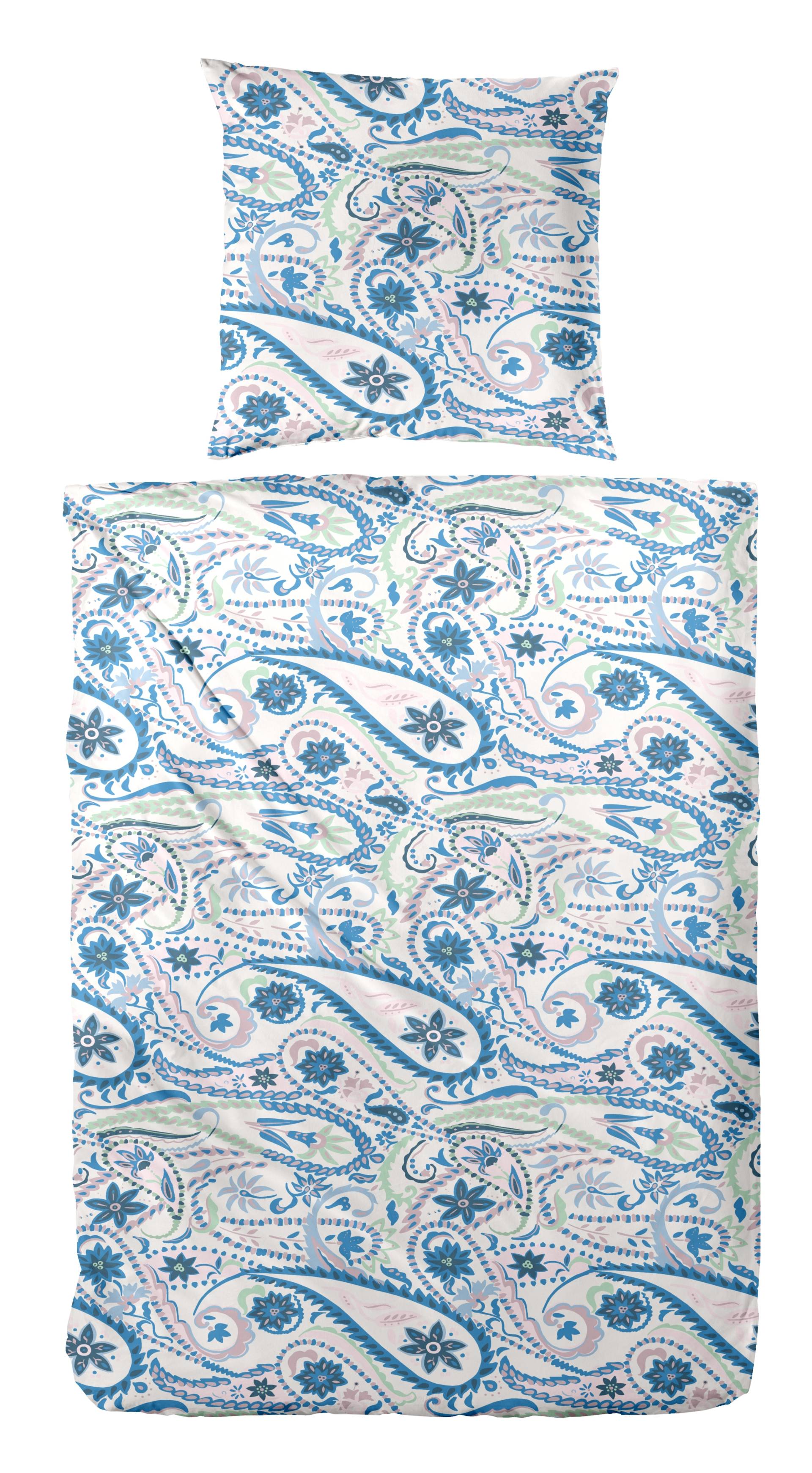 Primera Bettwäsche "Mako-Satin-Bettwäsche Pastel Paisley", mit elegantem Blumen Muster Primera Bettwäsche "Mako-Satin-Bettwäsche Pastel Paisley", mit elegantem Blumen Muster von Primera