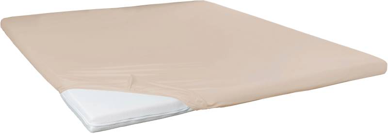 Primera Spannbettlaken "Elasthan-Feinjersey Topper" Aus 95% gekämmter Baumwolle und 5% Elastan von Primera