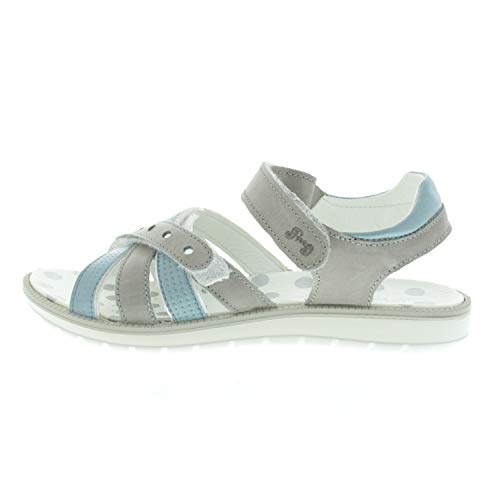 Primigi Schuhe für Mädchen Sandalen Offen Grau Hellblau 3390022 (Numeric_39) von Primigi Shoes