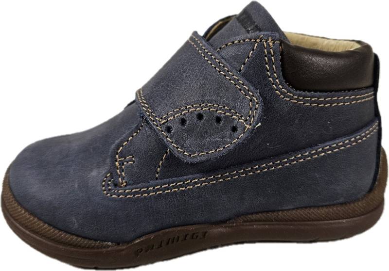Primigi 80480 Sneaker Halbschuhe Lederschuh blau Klettschuh aus echtem Leder, Klettverschluß von Primigi