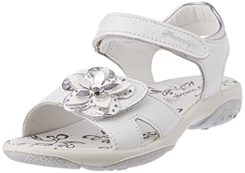 Primigi Damen Breeze Sandale, Weiß Silber, 34 EU von PRIMIGI