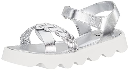 Primigi Damen Mellow Durchgängies Plateau Sandalen, Argento, 38 EU von PRIMIGI