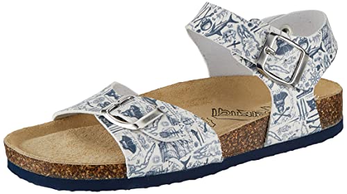 Primigi Herren BIRKY Durchgängies Plateau Sandalen, Bianco-BLU, 34 EU von PRIMIGI