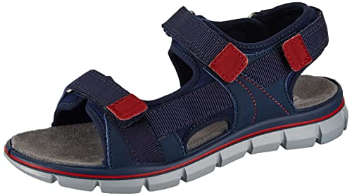 Primigi Herren Tevez Durchgängies Plateau Sandalen, BLU-BLU Scuro, 34 EU von PRIMIGI