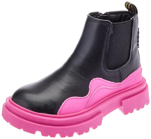 Primigi Jungen Mädchen Girl Camden Stiefelette, Schwarz Fuchsia, 25 EU von PRIMIGI