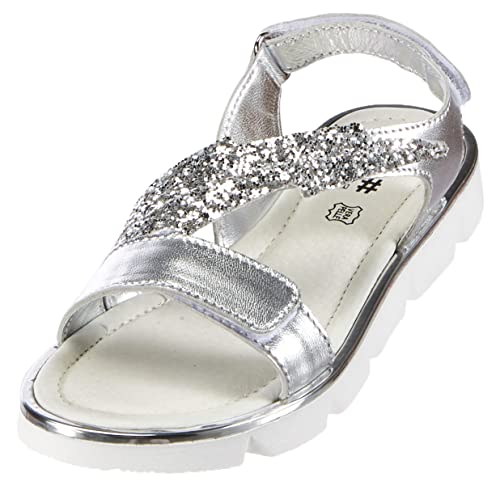 Primigi Mädchen Prg 19362 Sandale, Silber, 33 EU von PRIMIGI