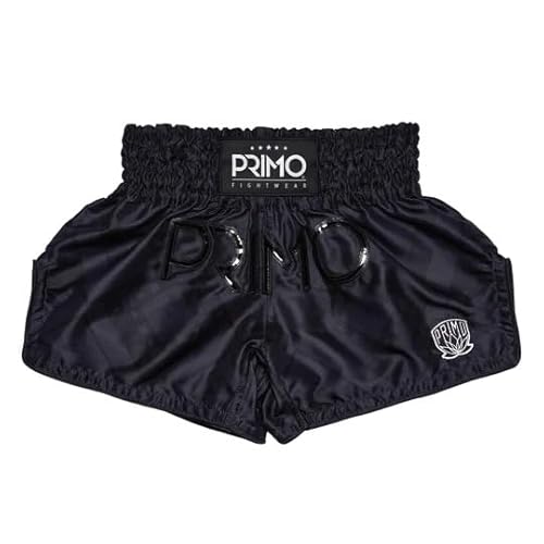 Primo Muay Thai Shorts - Free Flow Series (Schwarz, XL) von Primo Fightwear