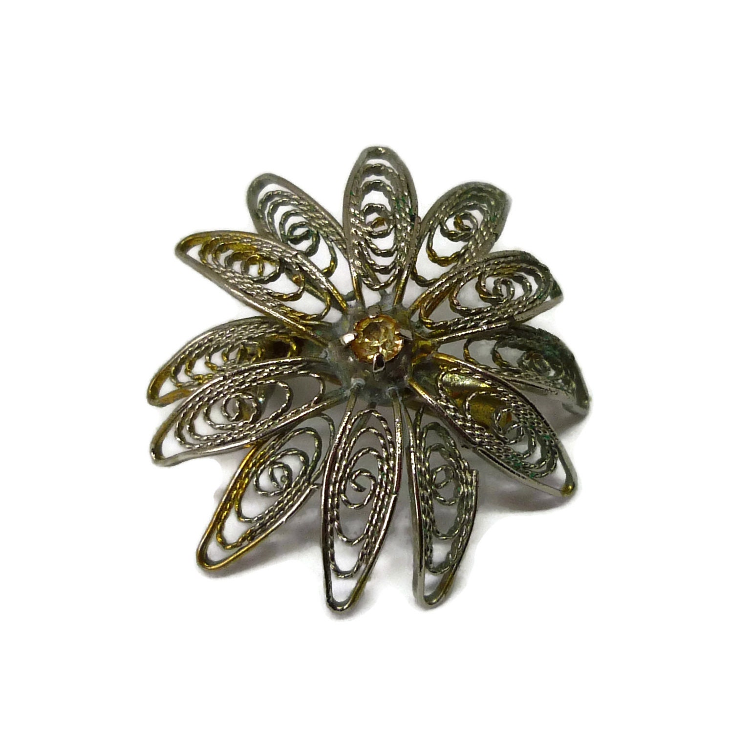 Filigrane Blumen Brosche Filigrane Blumen Brosche von PrimroseFeather