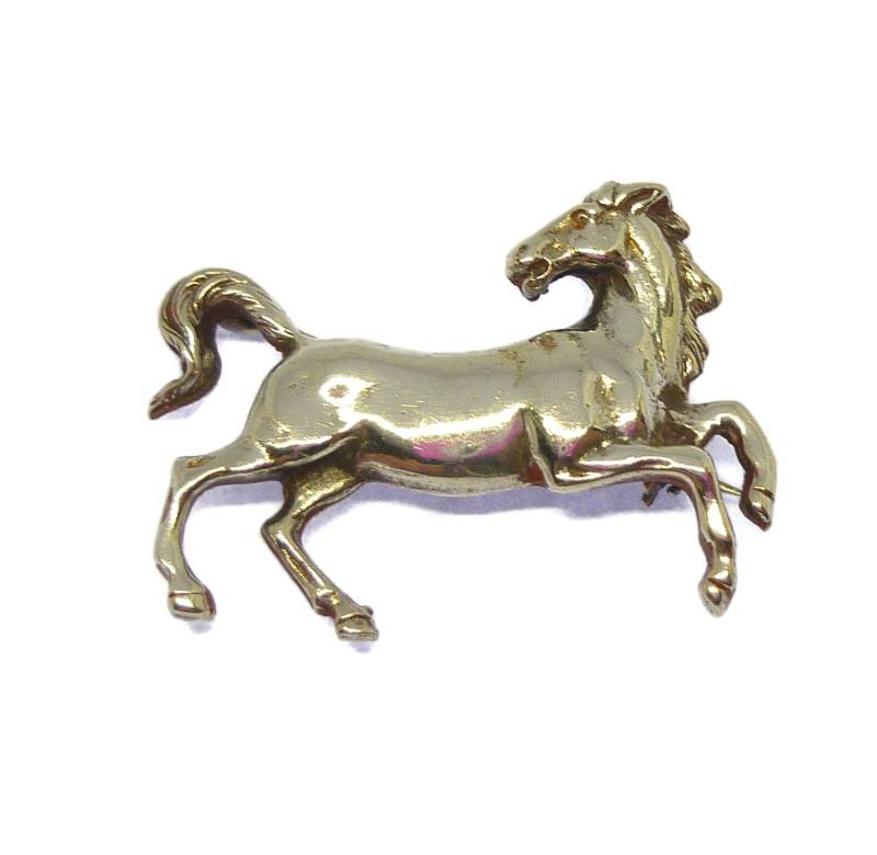 Silberne Pferde Brosche von PrimroseFeather