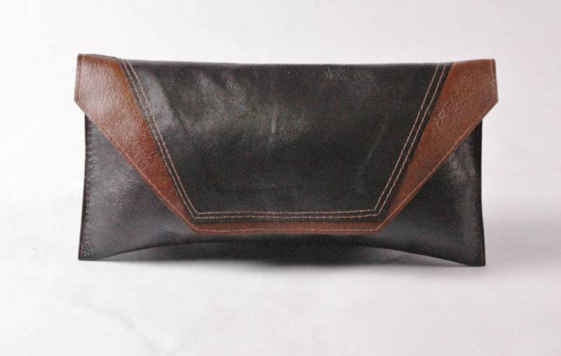 Clutch in Avianna/Schwarz Und Braun Clutch in Avianna/Schwarz Und Braun von PrimroseHandbags