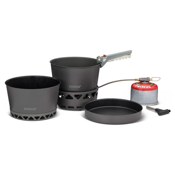 Primus - Primetech Stove Set II w. pan - Gaskocher Gr 1,3 l grau von Primus
