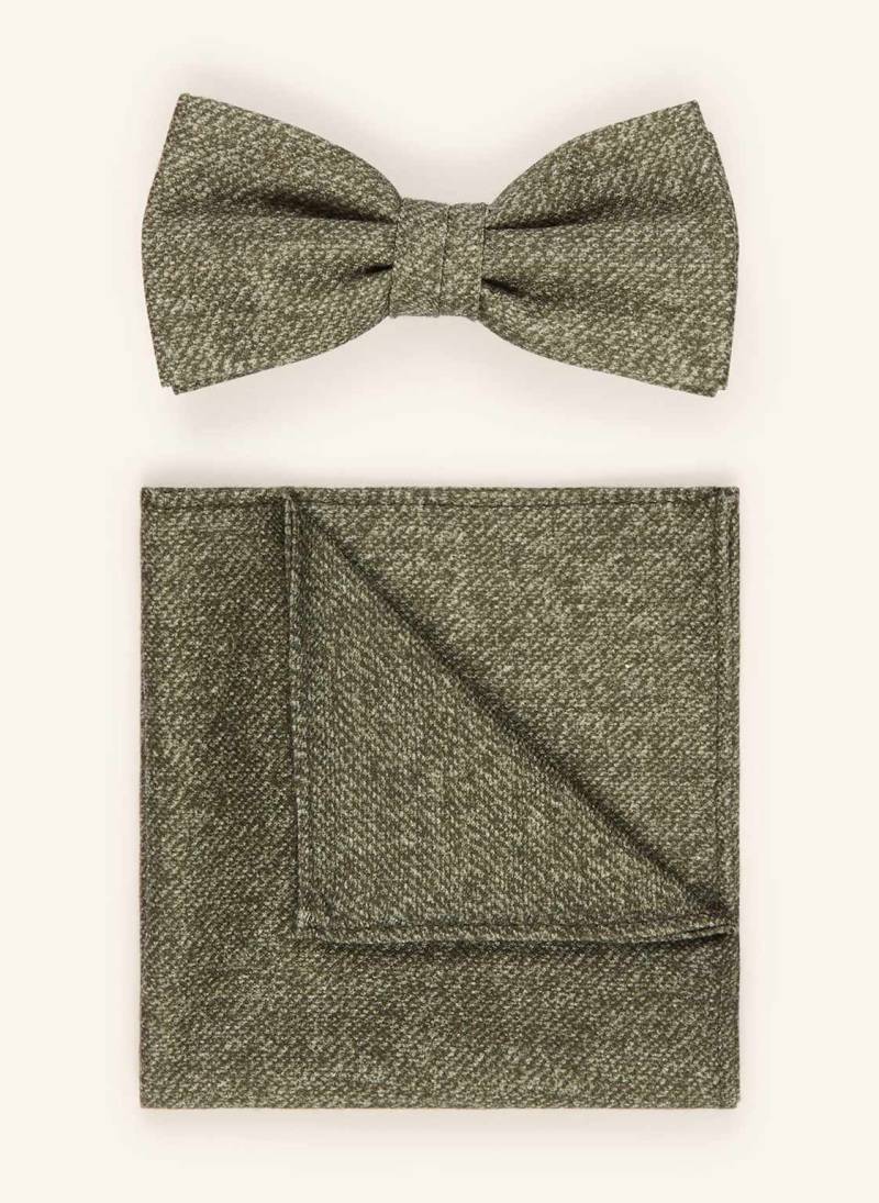 Prince Bowtie Set: Fliege Und Einstecktuch gruen von Prince BOWTIE
