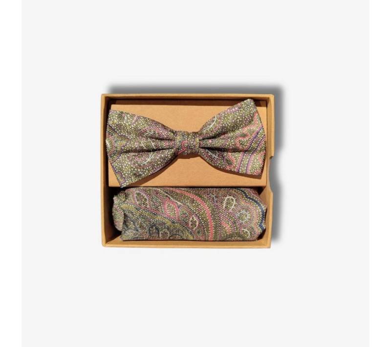 Prince Bowtie Fliege - Einstecktuch - SET FLIEGE+TUCH - gemustert (SET FLIEGE+TUCH) von Prince Bowtie