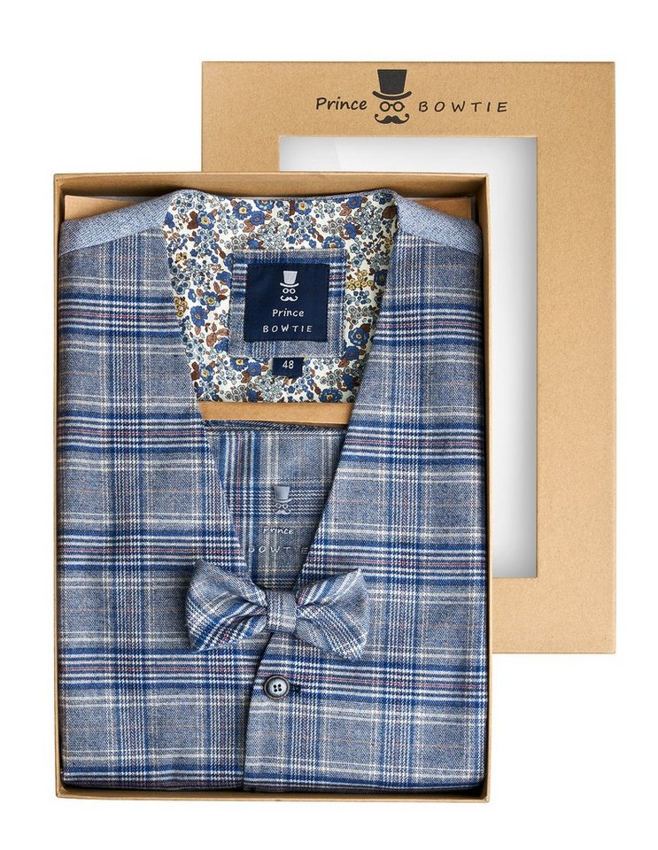 Prince Bowtie Krawatte Vintage-Outfit mit Weste, Krawatte & Einstecktuch in Viskosemischung von Prince Bowtie