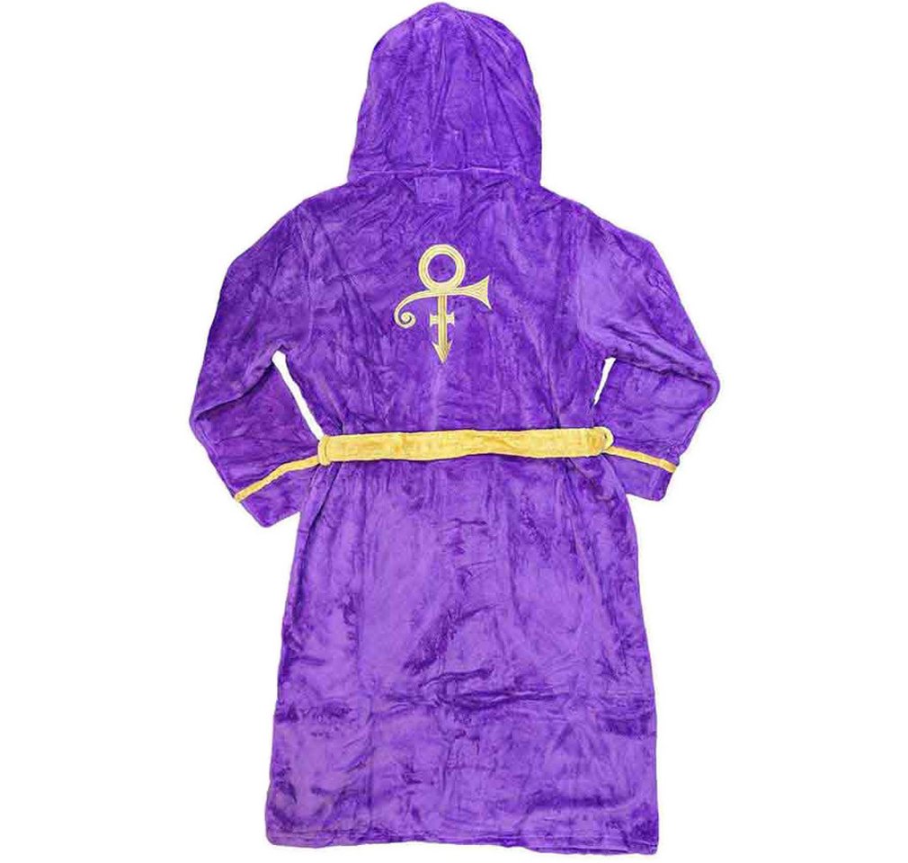 Prince Morgenmantel Symbol Purple, Lila Plüsch Flauschig Robe von Prince