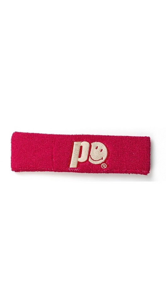 Prince Stirnband x Smiley Logo pink - 1 Stück von Prince
