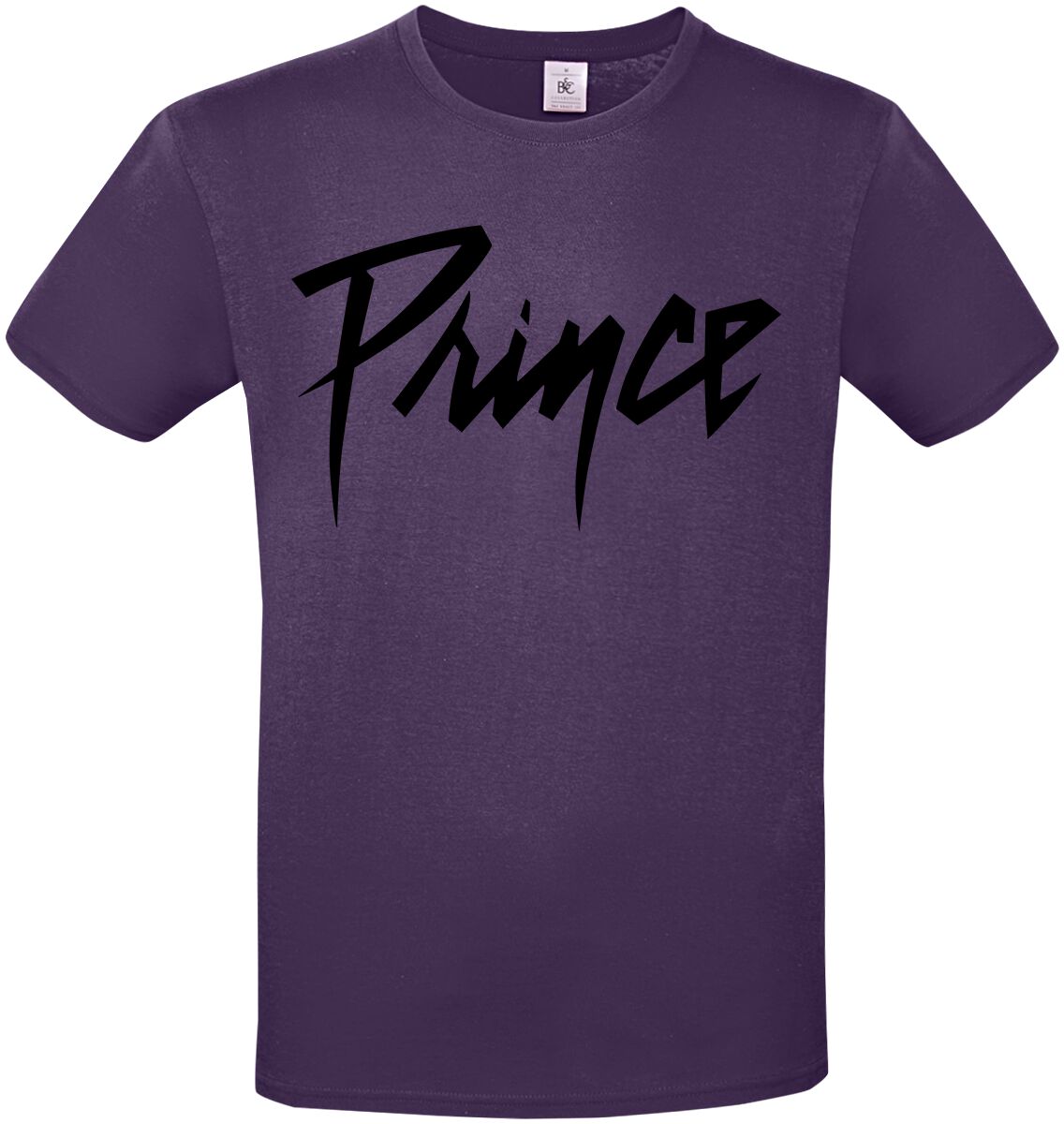 Prince T-Shirt - Name Logo - S bis M - für Damen - Größe S - lila  - Lizenziertes Merchandise! von Prince