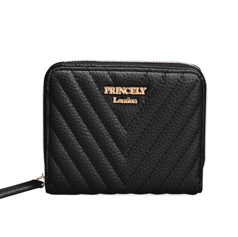 Princely London Geldbörse Fay – Kompakte Damen-Geldbörse mit Reißverschluss und Kartenfächern von Princely London