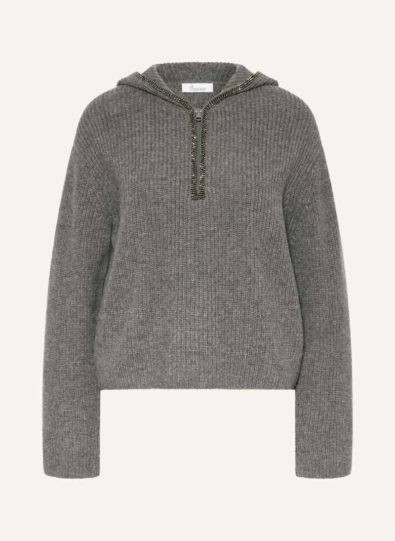 Princess Goes Hollywood Pullover Mit Cashmere Und Schmucksteinen grau von Princess GOES HOLLYWOOD