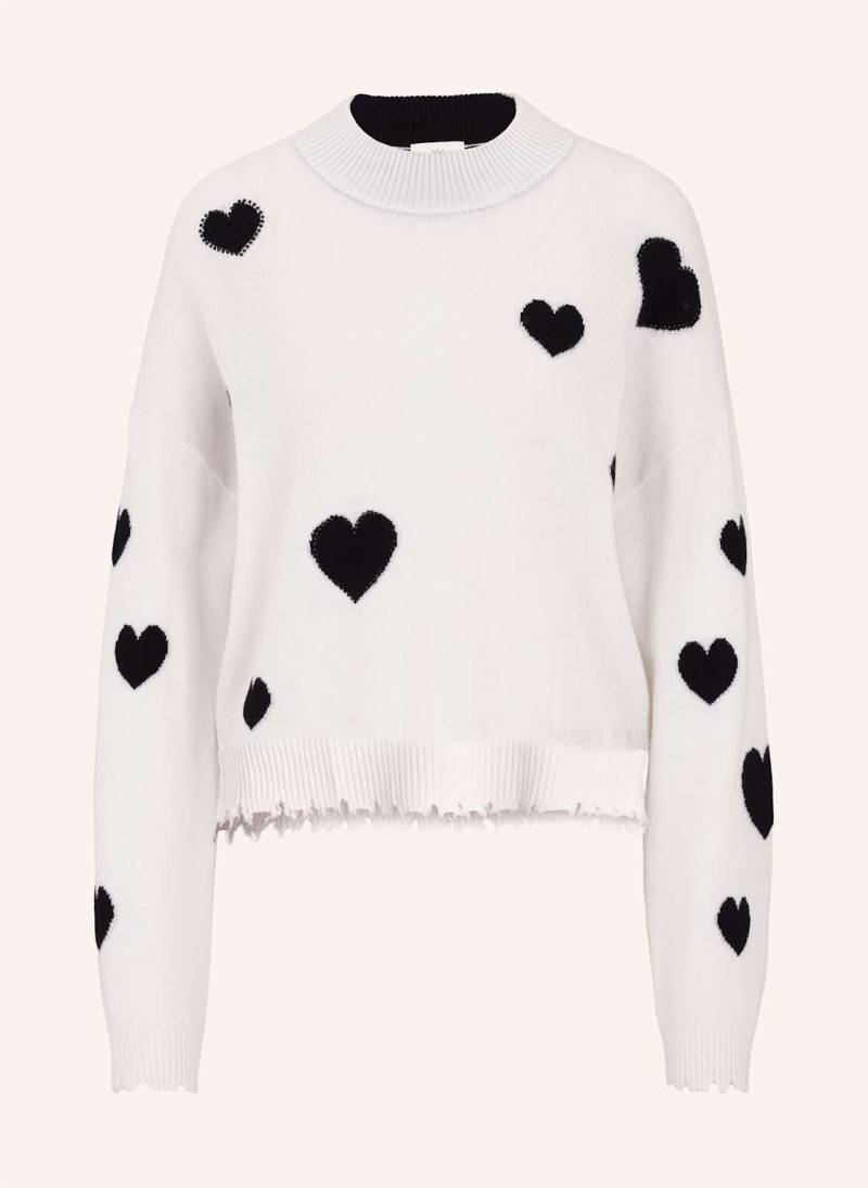 Princess Goes Hollywood Pullover Mit Schmucksteinen Und Cashmere weiss von Princess GOES HOLLYWOOD