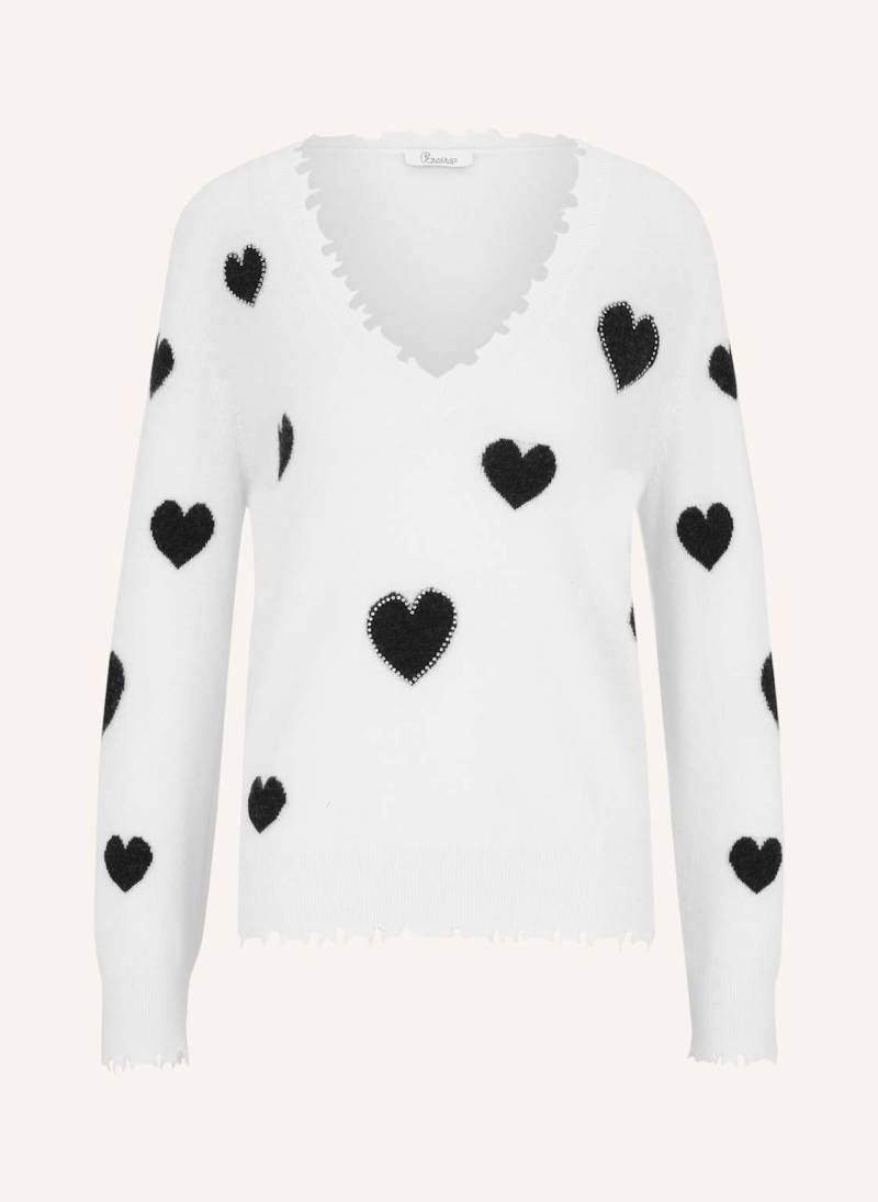 Princess Goes Hollywood Pullover Mit Schmucksteinen weiss von Princess GOES HOLLYWOOD