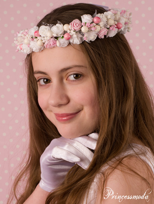 (0200) Wunderschöner exklusiver Haarkranz von Princess Moda