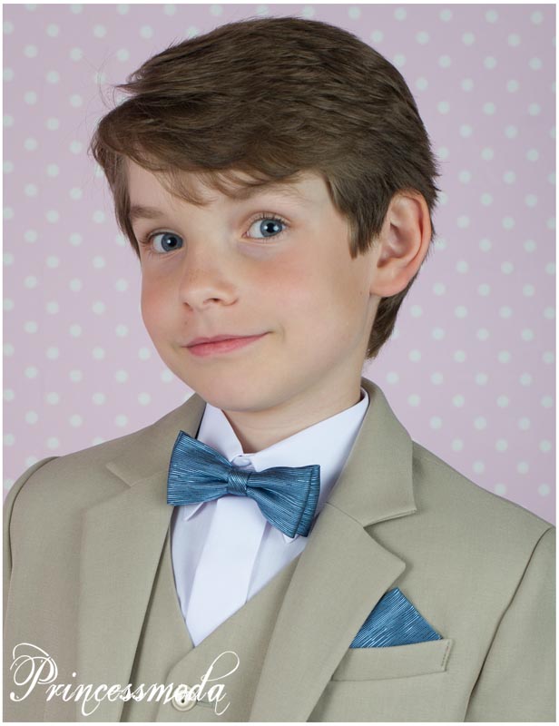 (FL-5) Fliege in blau-grau! von Princess Moda