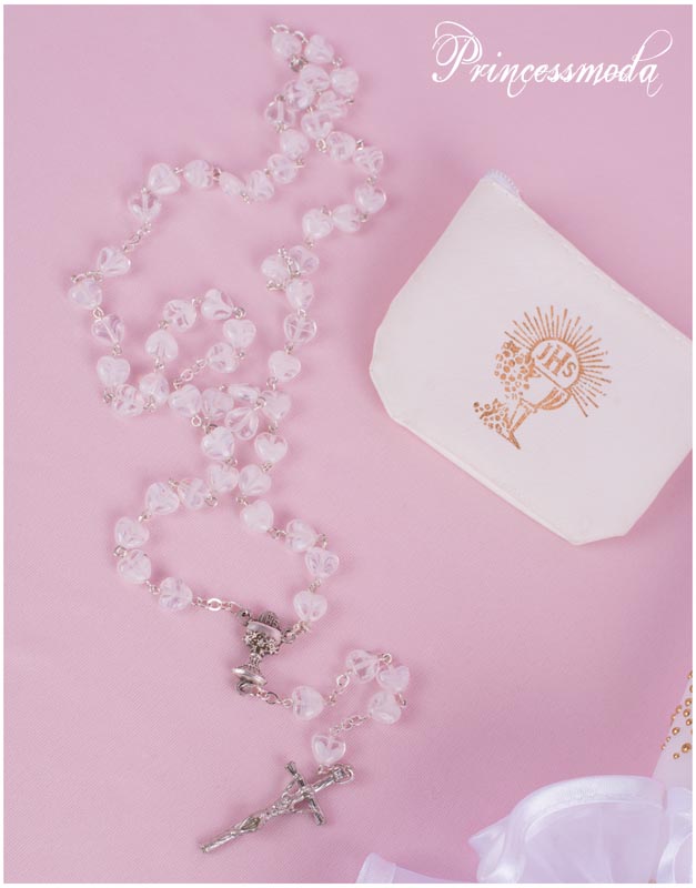 (OL3) IHR Rosenkranz mit entzückenden Herzen! von Princess Moda