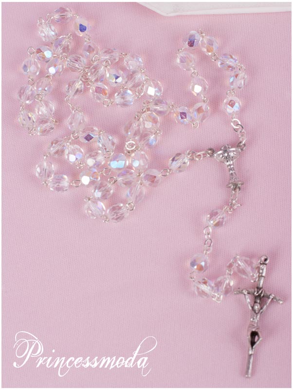(OL4) IHR Rosenkranz mit glitzernden Perlen! von Princess Moda