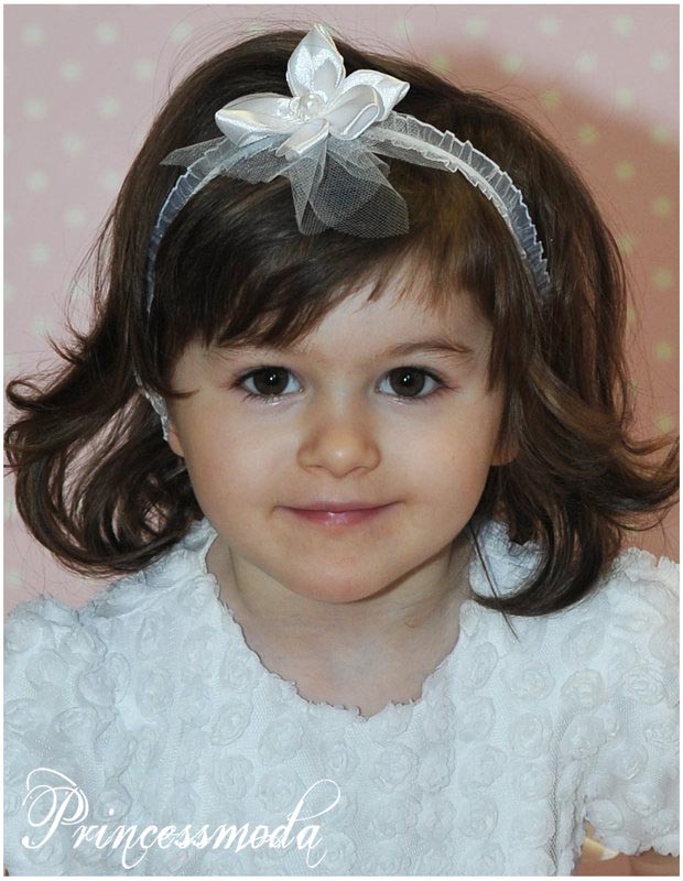 (ST-52) Zierliches Stirnband in Weiß! von Princess Moda