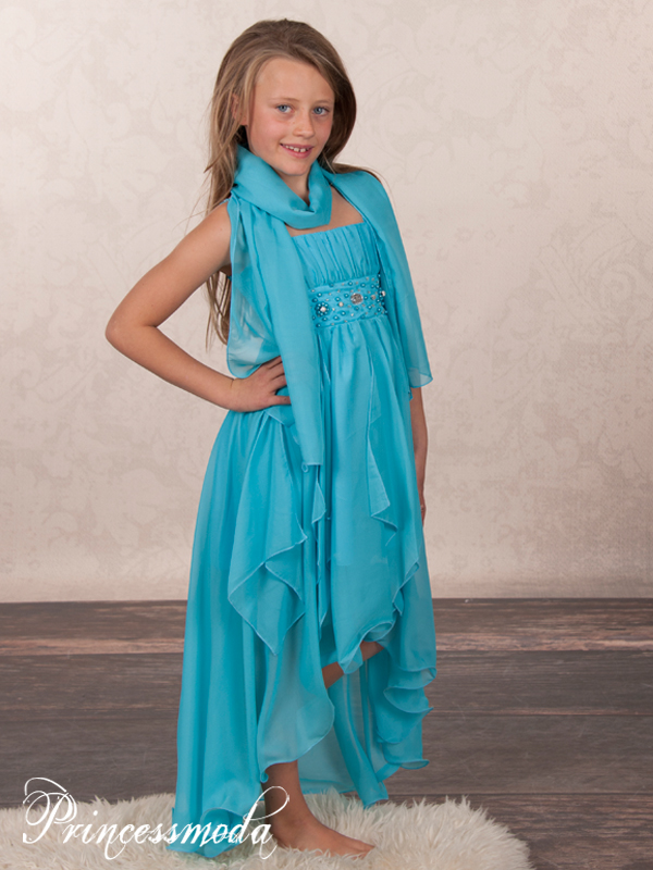 ALICIA - Zauberhaftes Festkleid mit Stola von Princess Moda