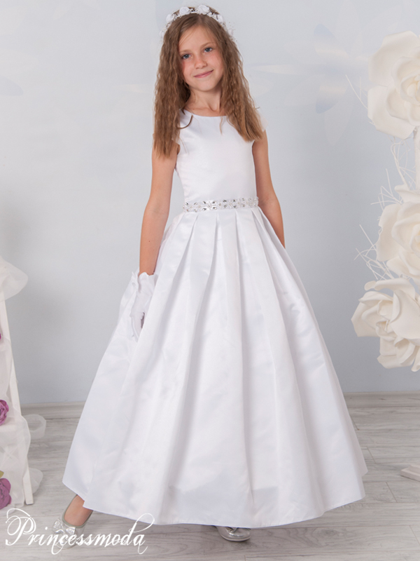 Antonella - Schlichte Eleganz von einem Kommunionkleid von Princess Moda
