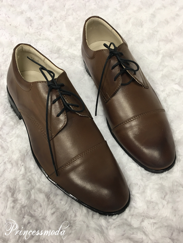 B2279 Festliche braune Schuhe! von Princess Moda