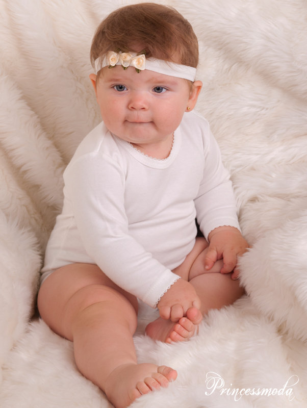 BO3 Edler Langarmbody in champagner von Princess Moda