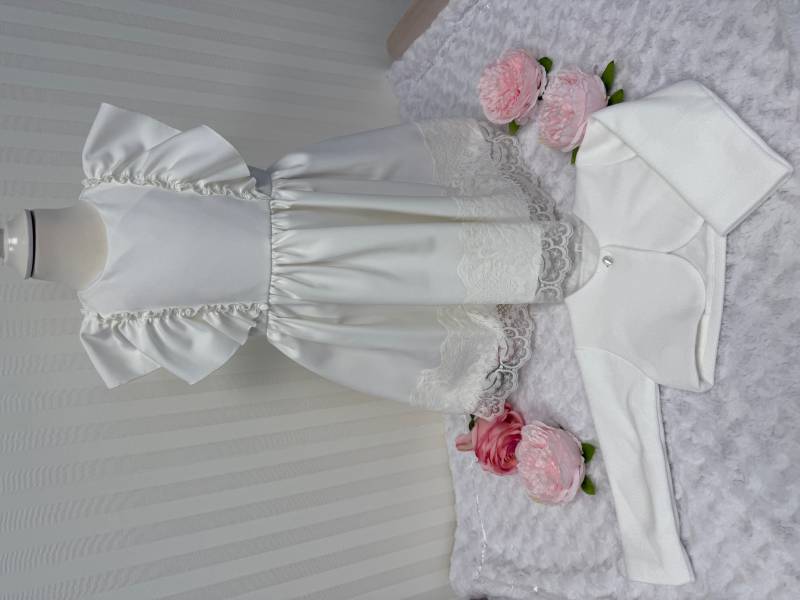 Edles Sommer Festkleid mit Jacke Gr. 86 von Princess Moda