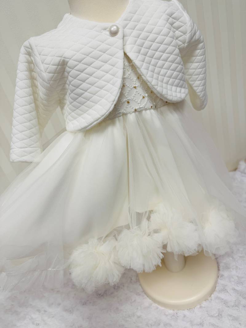 Einmalig schönes Taufkleid mit Jacke Gr. 62 von Princess Moda