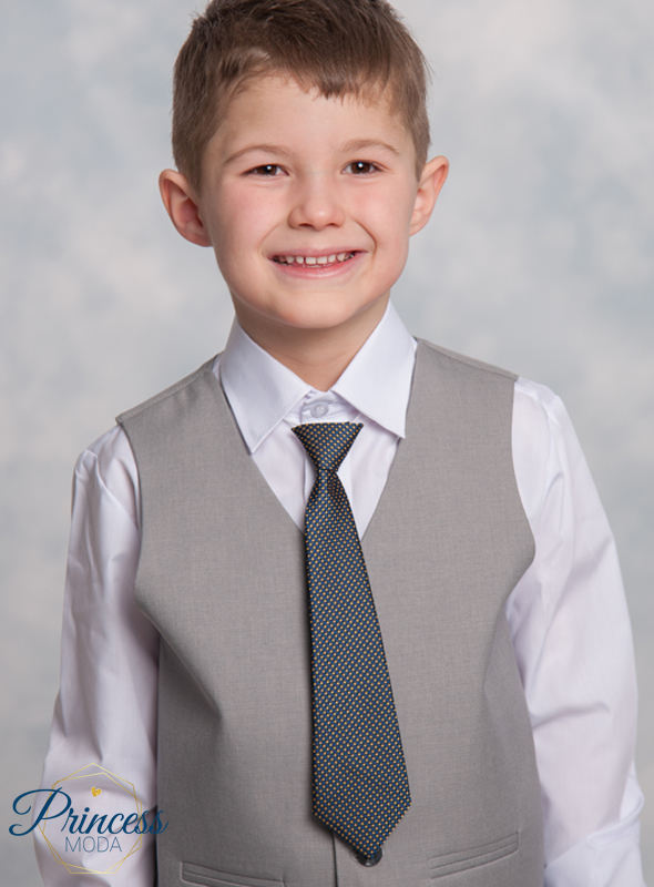 Elegante Krawatte mit Eintecktuch von Princess Moda