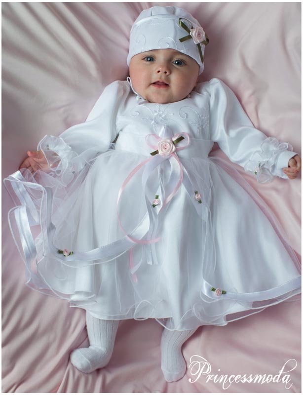 Felicia - Ein Traum von Taufkleid inkl. Hut von Princess Moda