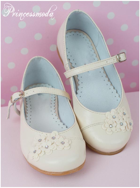 Festliche Ballerina in Creme von Princess Moda