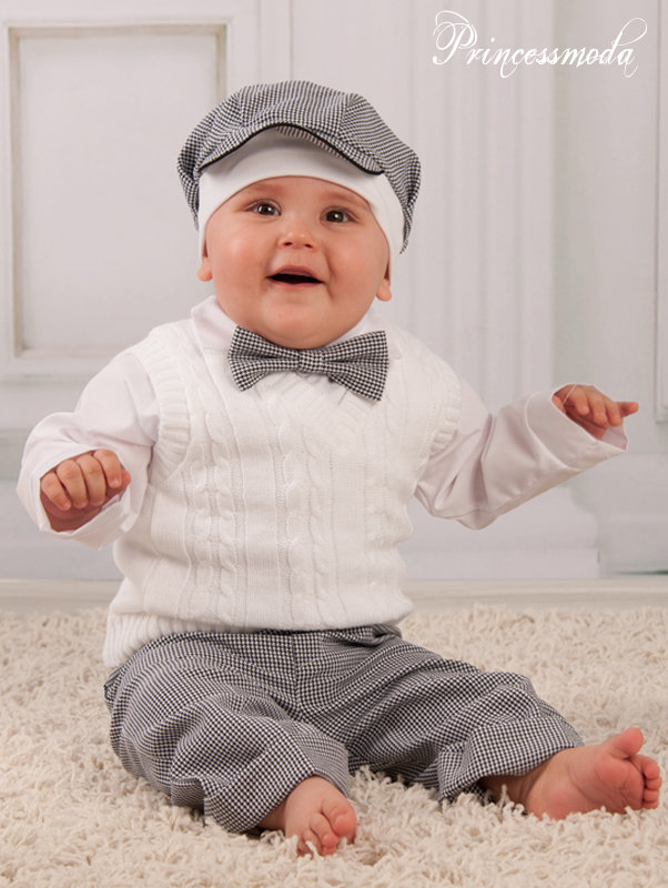 Frecher Anton! Taufanzug - Babyanzug von Princess Moda