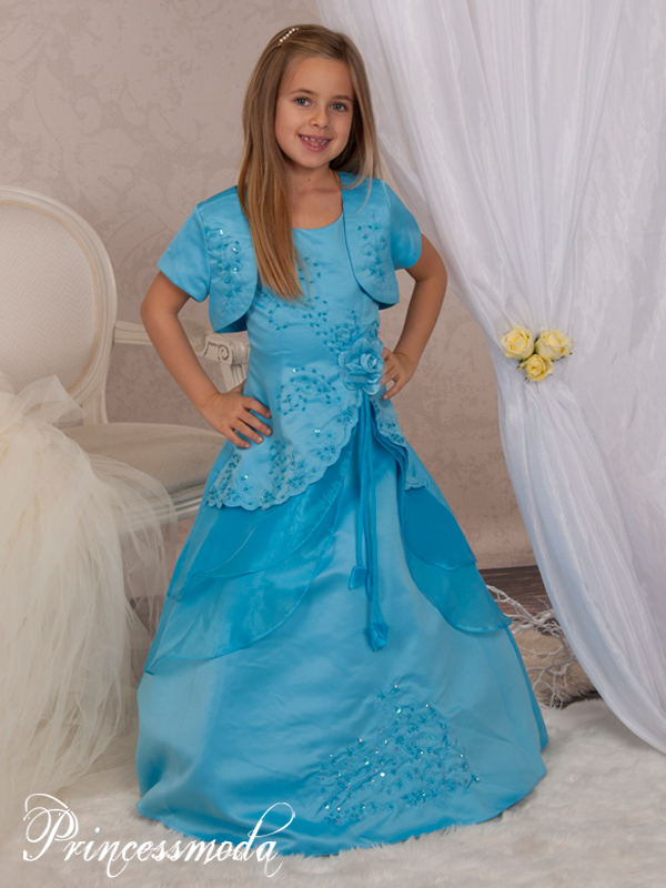 HANNAH – Verspieltes Abendkleid für Mädchen inkl. Jacke von Princess Moda