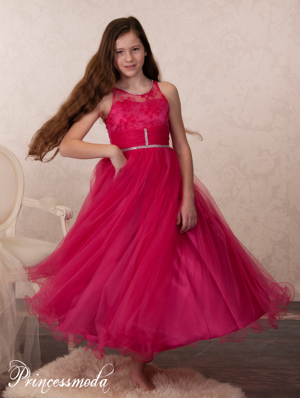 HEIKE - Langes Abendkleid inkl. Stola von Princess Moda