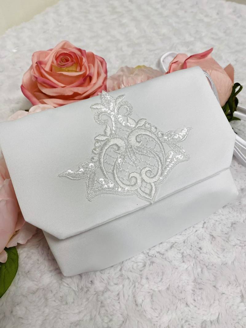 Kommunion Handtaschen in Schneeweiß von Princess Moda
