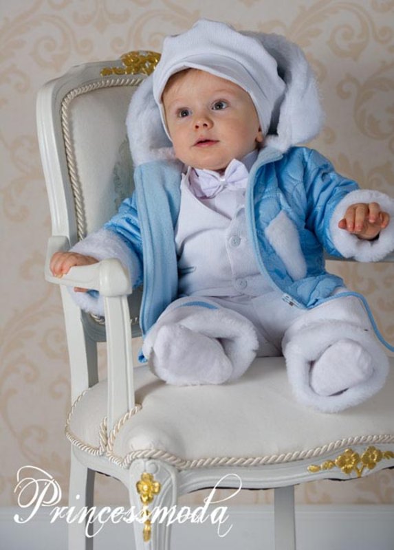 Liam - Taufanzug! Kuschelig warm von Princess Moda