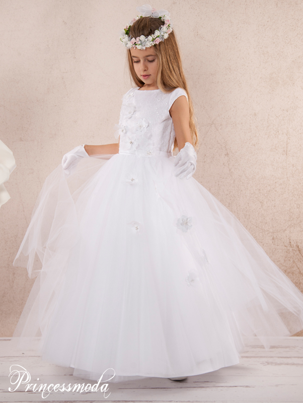 Livia - Zauberhaftes Designer Kommunionkleid von Princess Moda