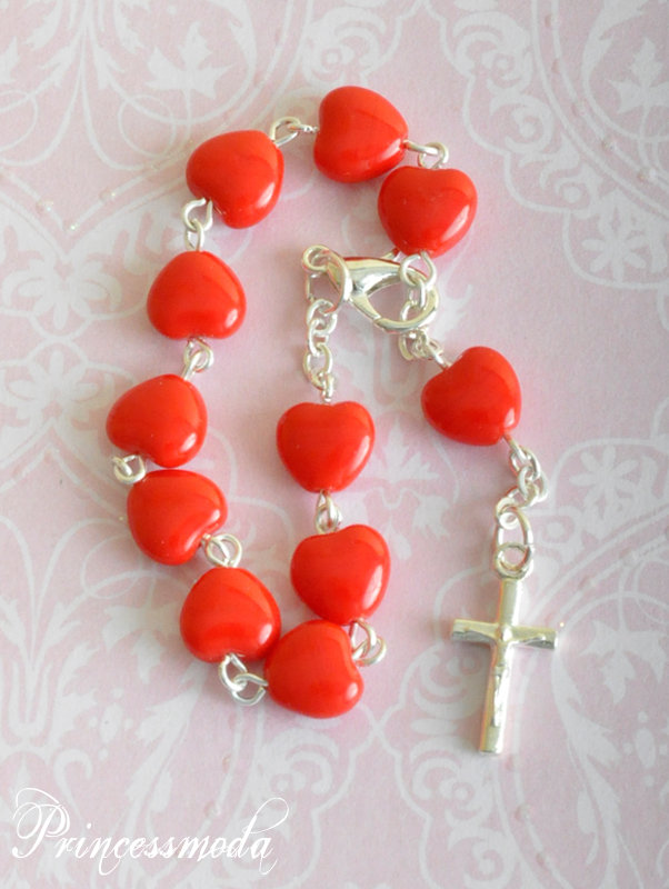 Nr. 2 Sehr schöner Rosenkranz in Herzenform von Princess Moda