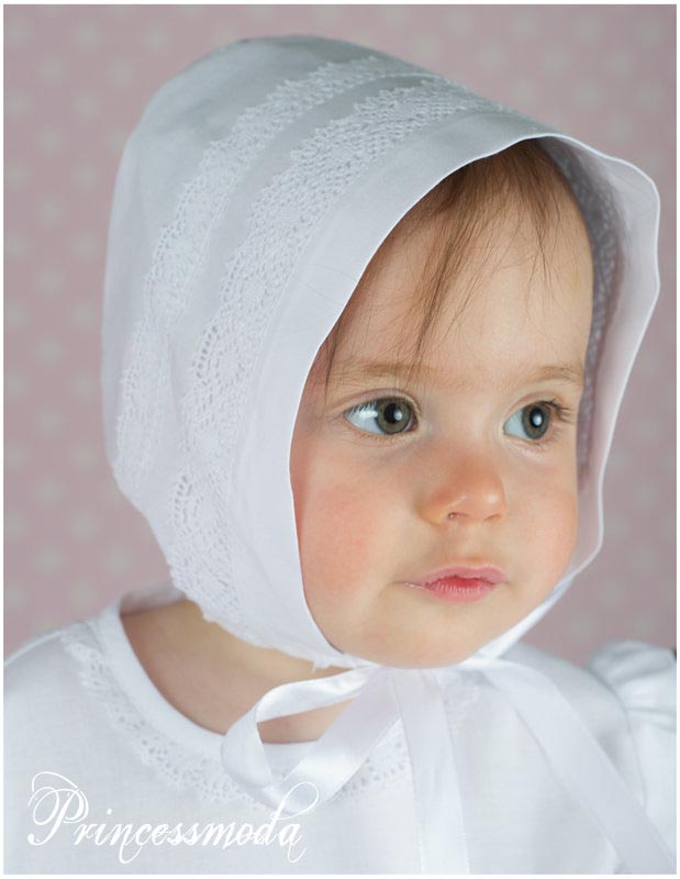 Nr.43 Traditionelles Häubchen aus reiner Baumwolle! von Princess Moda