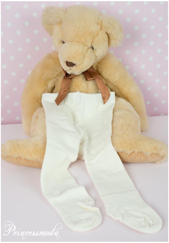 Nr.6 Schöne Strumpfhose in champagner (glatt) von Princess Moda