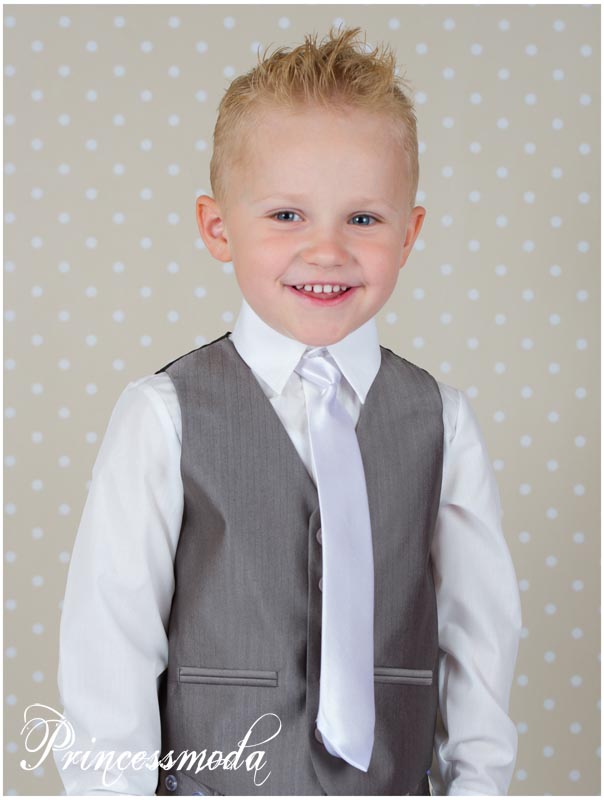 P1 - Festliche Krawatte in Weiss! von Princess Moda